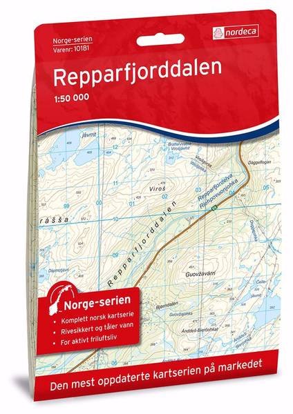 Bilde av Repparfjorddalen Norge-serien 1:50 00